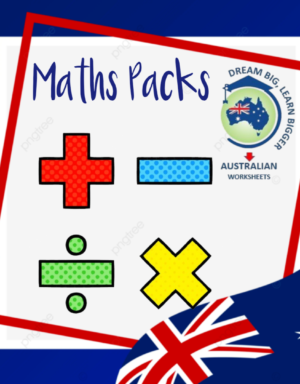 Math worksheets pack
