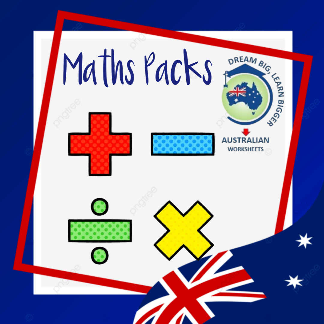 Math worksheets pack